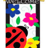 Spring Ladybug House Banner