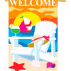 Seaside House Flag Banner