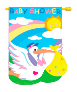 Baby Shower Decorative House Banner