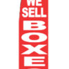 2.5'x11.5' We Sell Boxes Red Color