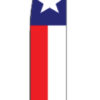 2.5'x11.5' Texas State
