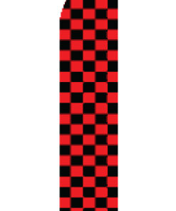 2.5'x11.5' Red & Black