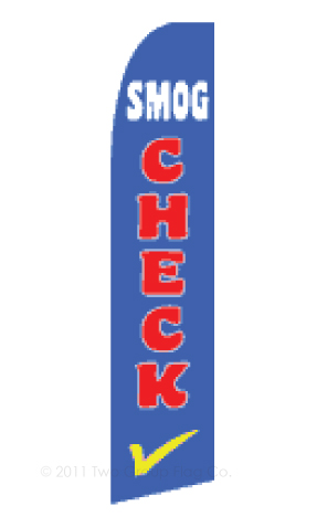 2.5'x11.5' Smog Check