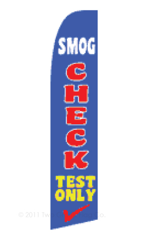 2.5'x11.5' Smog Check