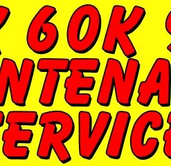 30K 60K 90K Maintenance Service Banner