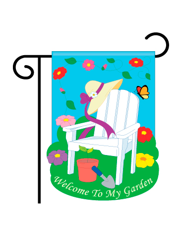 My Garden Garden Flag