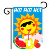 Hot Hot Garden Flag