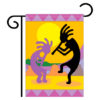 Kokopelli Mini Garden Flag