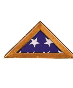 Walnut Triangle Flag Case