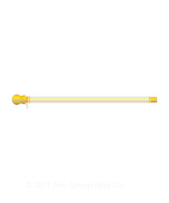 57" Deluxe Anti-Wrap Wood Pole