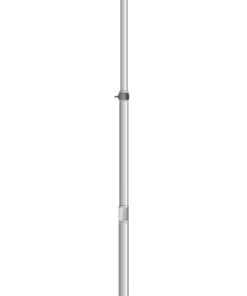 8' Aluminum 3 Section Indoor Flag Pole Spear Top w/ Base
