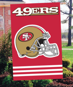 44"x28" 49ers Applique Banner