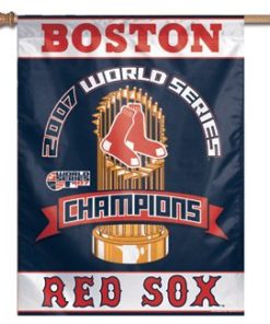 44"x28" RED SOX 7 Champ Applique Banner