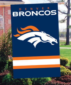 44"x28" Broncos Applique Banner