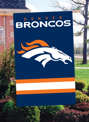 44"x28" Broncos Applique Banner
