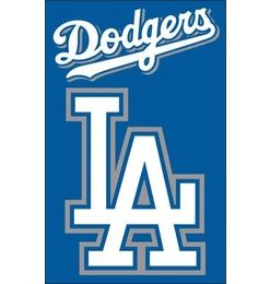 44"x28" DODGERS Applique Banner