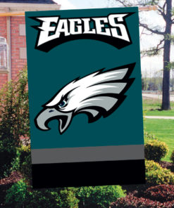 44"x28" Eagles Applique Banner