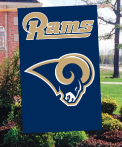 44"x28" Rams Applique Banner