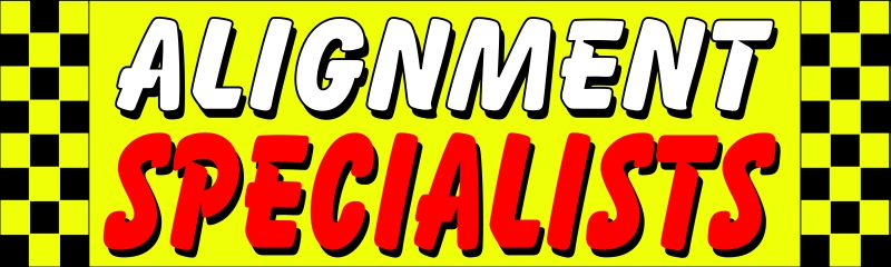 3' x 10' Alignment Specialists Banner