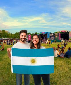 Argentina Flag 2x3ft Poly