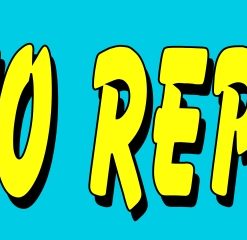 3' x 10' Auto Repair blue Banner