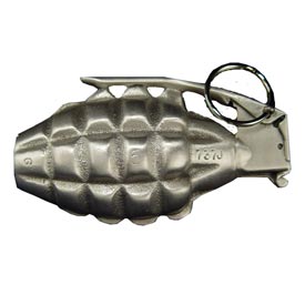 Grenade Pineapple Belt Buckle