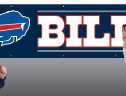 8'x2' Bills Applique Banner