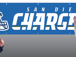 8'x2' Chargers Applique Banner