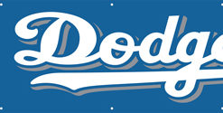 Dodgers Giant 8' x 2' Banner, Dodgers 8' x 2' Banner