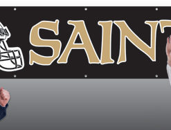 8'x2' Saints Applique Banner