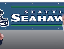 8'x2' Seahawks Applique Banner
