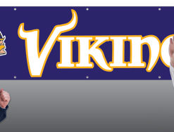 8'x2' Vikings Applique Banner