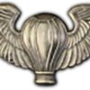 Basic Balloon Pilot Pin, United States Air Force Basic Balloon Lapel Pin, USAF Basic Balloon Pilot Wings 3" Large Lapel Pin