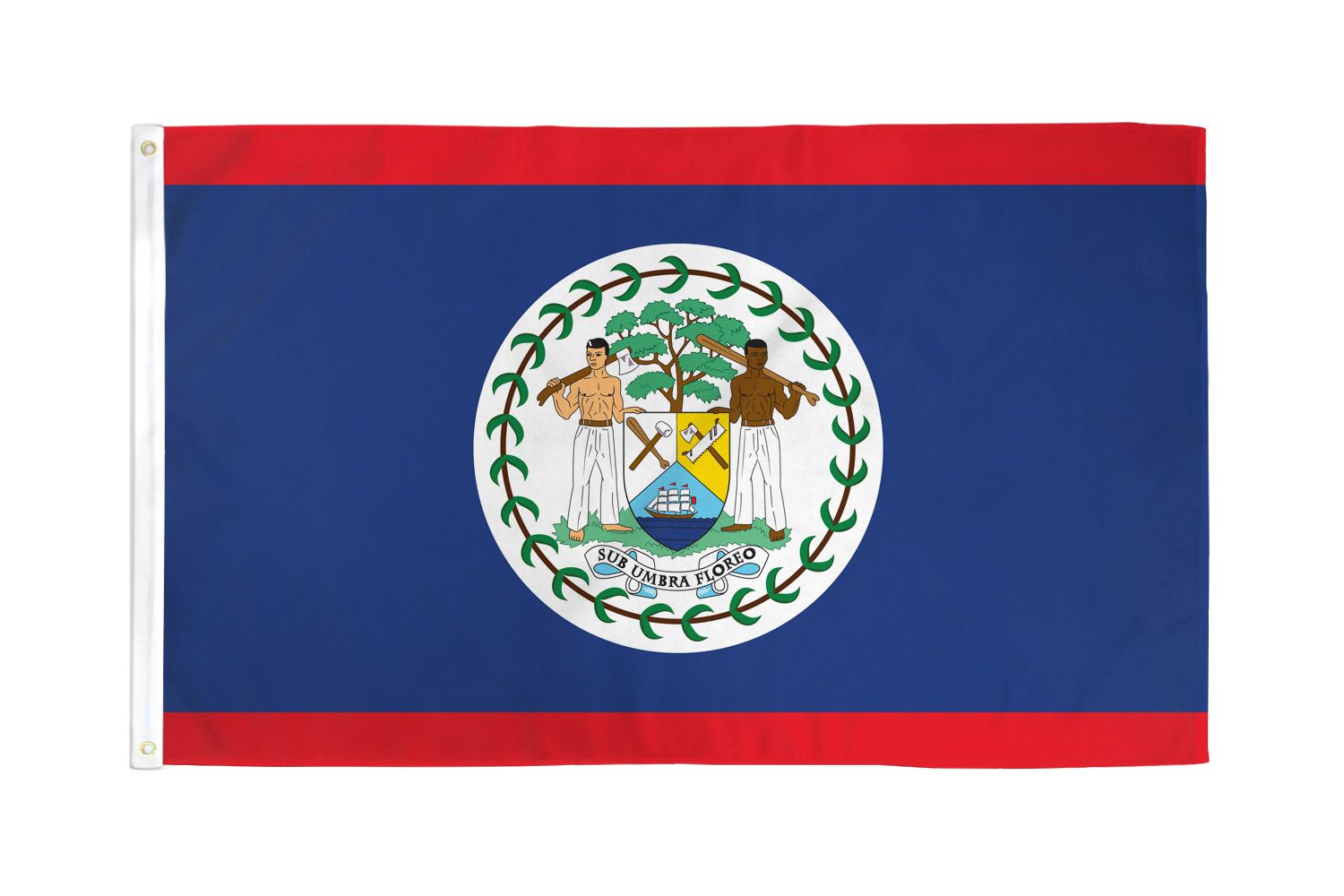 Belize 3x5' Poly Flag