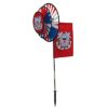 U.S. COAST GUARD DUAL SPINNER WHEELS WITH GARDEN FLAG