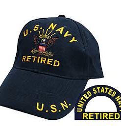 US Navy Retired Cap