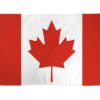 Canada 3x5ft Polyester Flags has header tape and 2 metal grommets, Canada 3x5' Poly Flag
