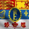 Canada Royal Standard 4"x6" Stick Flag