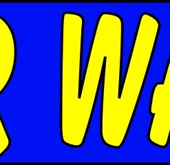 3' x 10' Car Wash blue Banner