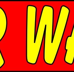 3' x 10' Car Wash red Banner