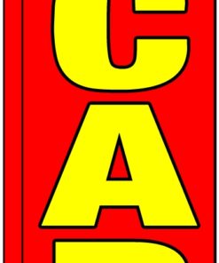 38'' x 138'' Cash For Cars Swooper Flag