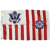 Perma-Nyl 60x96 Inch Nylon U.S. Coast Guard Ensign