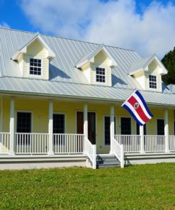 Costa Rica 3x5' Poly Flag