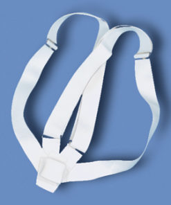 1 1/4" White Double Strap Webbbing Carrying Belt
