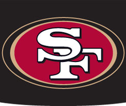 49ers Eye Black Strips