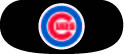 Cubs Eye Black Strips per pack