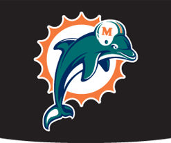 Dolphins Eye Black Strips