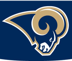 Rams Eye Black Strips