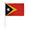 East Timor 12X18 inch Handheld Stick Flag