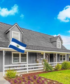 El Salvador 3x5' Poly Flag